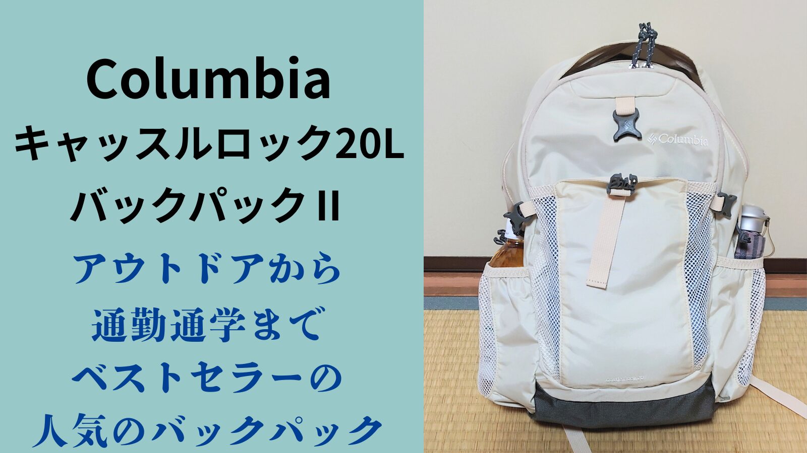 コロンビアキャッスルロック20LバックパックⅡアウトドアから通勤通学まで人気のベストセラーのバックパック